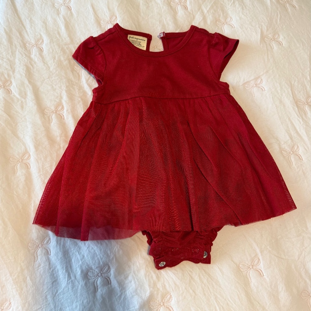 Red tutu dress